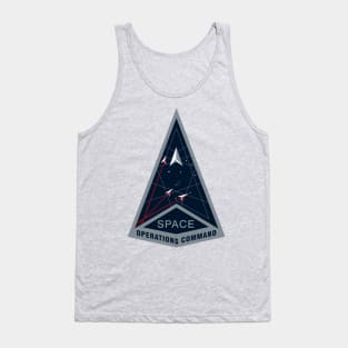 Space Operations Command Logo Tank Top